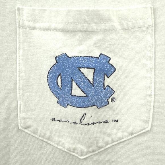 UNC Tarheel T-Shirt Size Small Long Sleeve Front Back Distressed Graphic - Picture 4 of 10